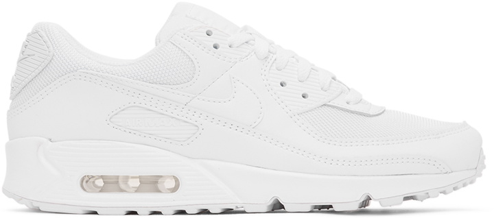 Photo: Nike White Air Max 90 Sneakers