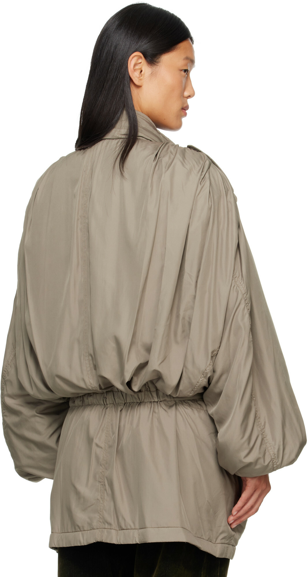 OPEN YY Khaki Belted Cargo Field Jacket