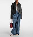 Loewe Draped wide-leg jeans