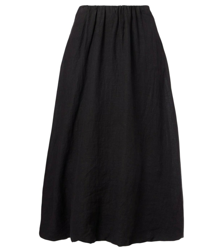 Photo: Velvet Rachelle linen midi skirt