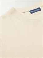 Frescobol Carioca - Slim-Fit Cotton and Linen-Blend Jersey T-Shirt - Pink