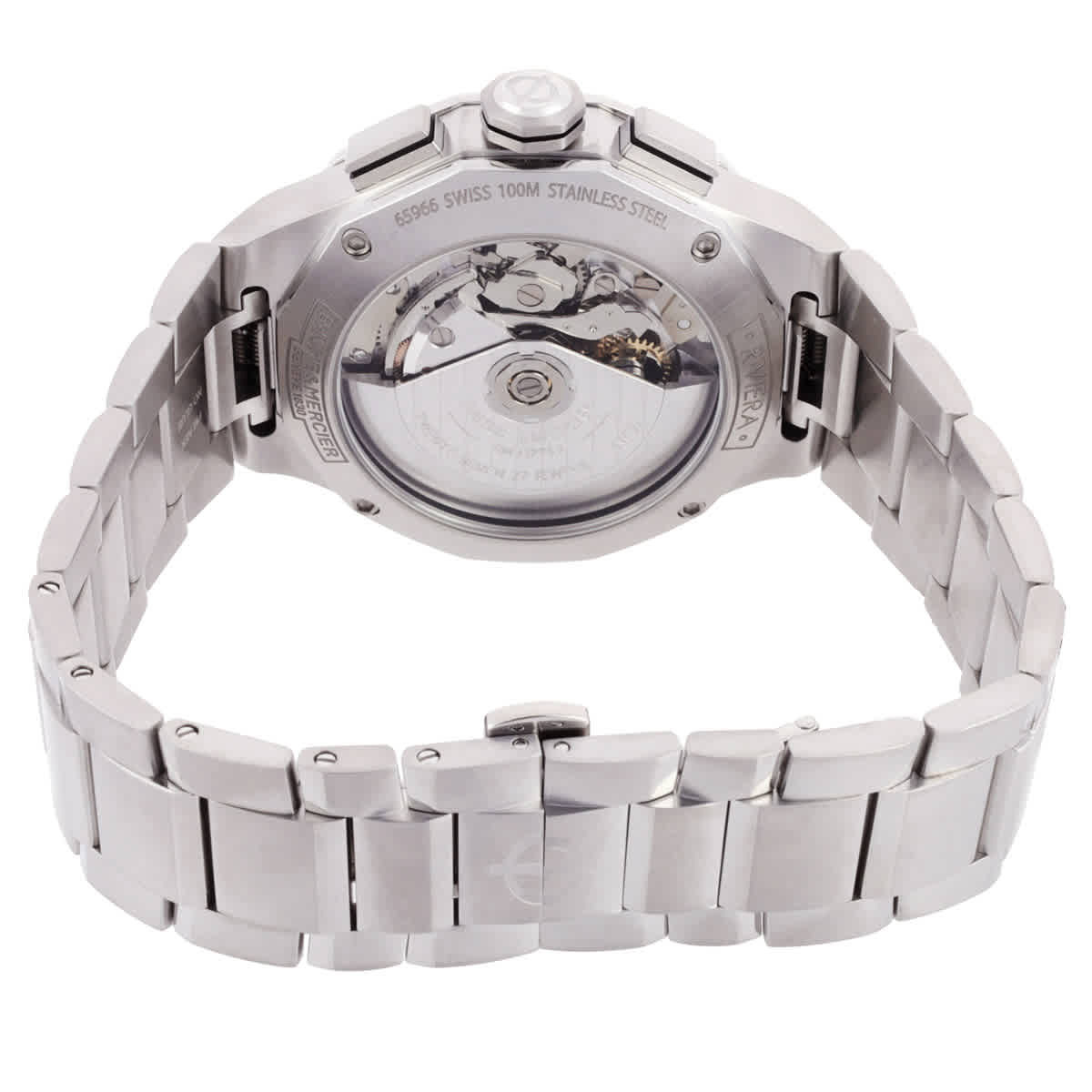 Baume et Mercier Riviera Chronograph Automatic White Dial Mens Watch MOA10827