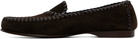 HEREU Brown Sastre Suede Loafers