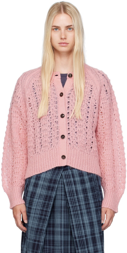 Photo: YMC Pink Foxtail Cardigan