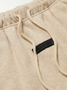 FEAR OF GOD ESSENTIALS - Logo-Appliquéd Cotton-Blend Jersey Drawstring Shorts - Neutrals