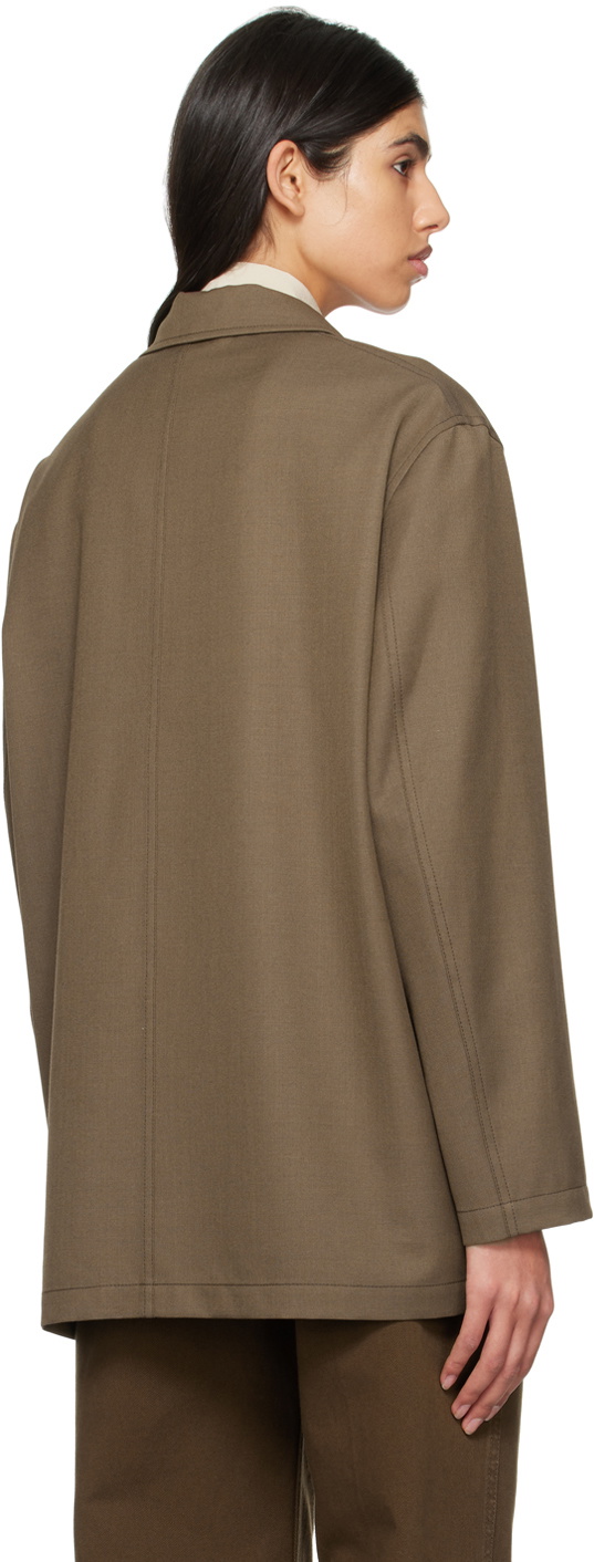 LEMAIRE Brown Workwear Blazer Lemaire