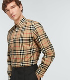 Burberry - Caxton checked cotton shirt