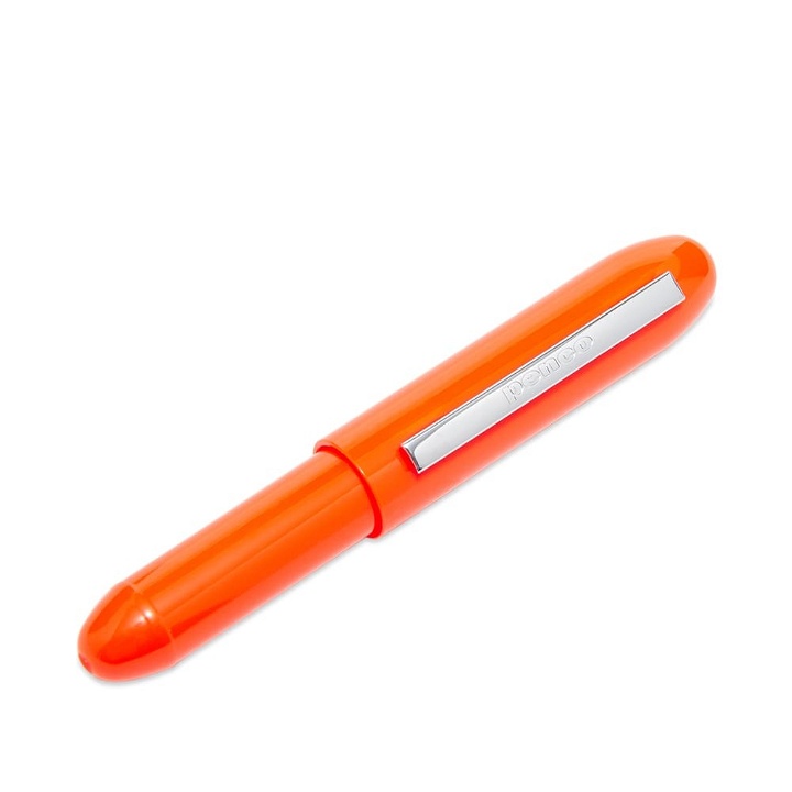 Photo: Hightide & Penco Penco Bullet Ballpoint Pen Light in Orange