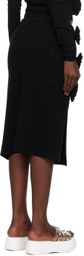 Jean Paul Gaultier Black 'The Flower' Midi Skirt