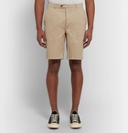 Officine Generale - Fisherman Cotton-Twill Shorts - Men - Beige