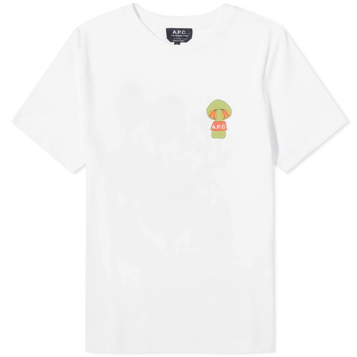 Photo: A.P.C. Remy Vegetable Print T-Shirt in White