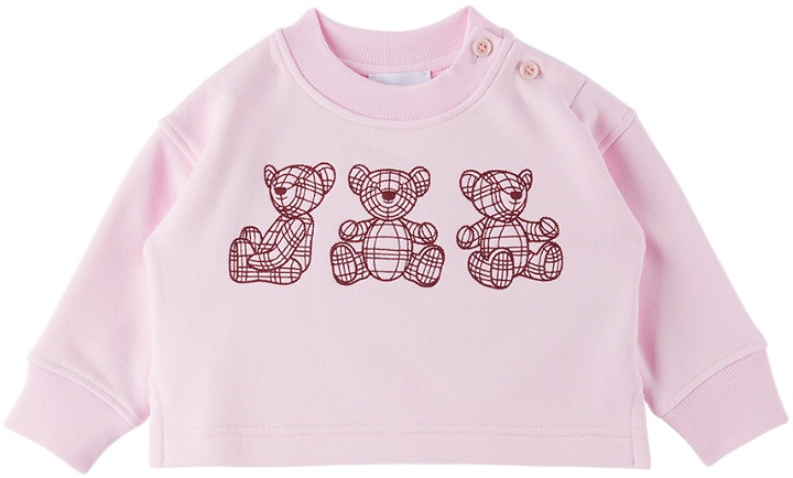 Photo: Burberry Baby Pink Embroidered Sweatshirt