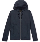 Theory - Ditmars Garment-Dyed Nylon Hooded Jacket - Navy