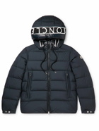 Moncler - Cardere Logo-Print Quilted Shell Hooded Down Jacket - Black