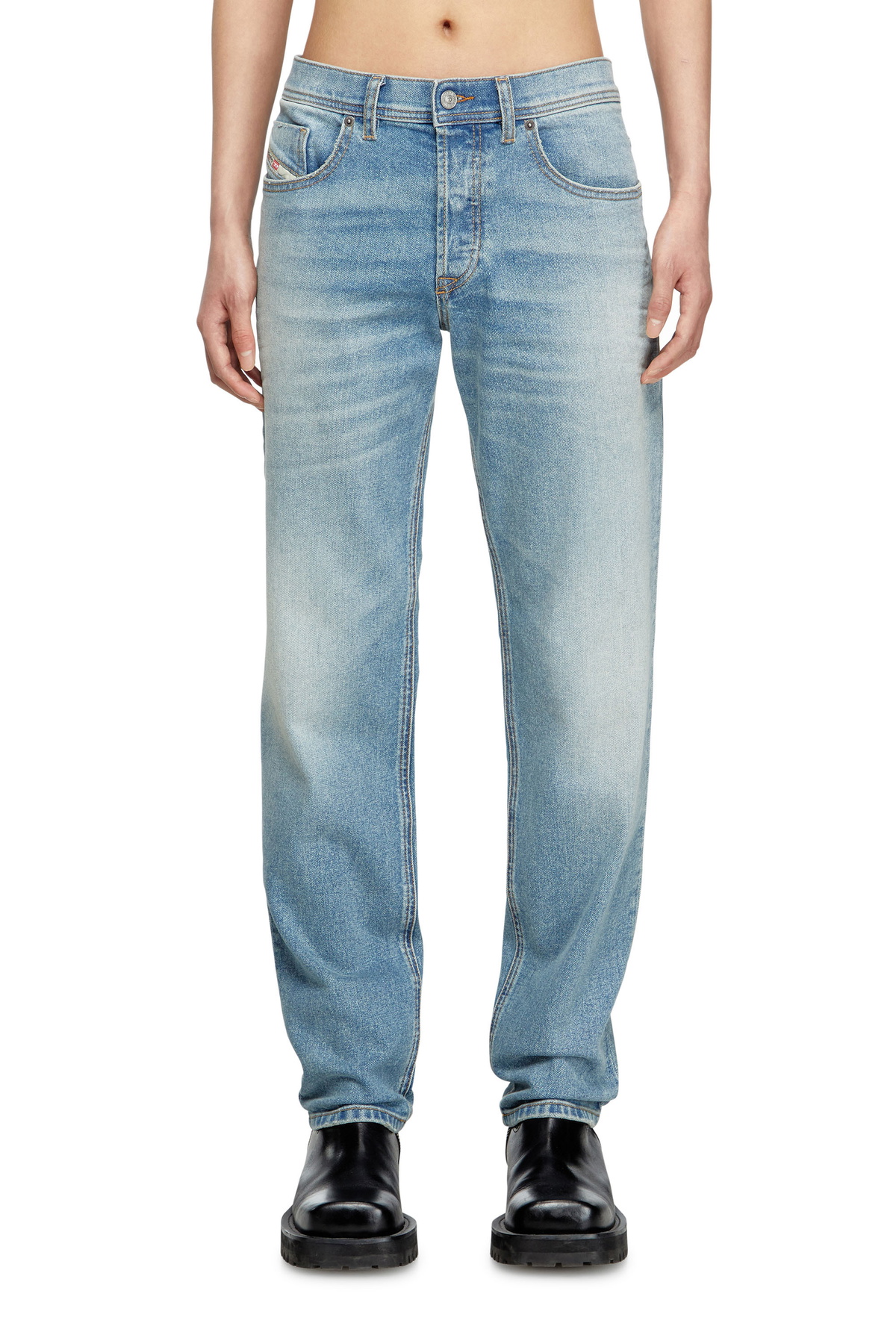 パンツ DIESEL Women Straight Pants A16489007Y501 Blue Diesel Blue D-Rise Straight Jeans Diesel