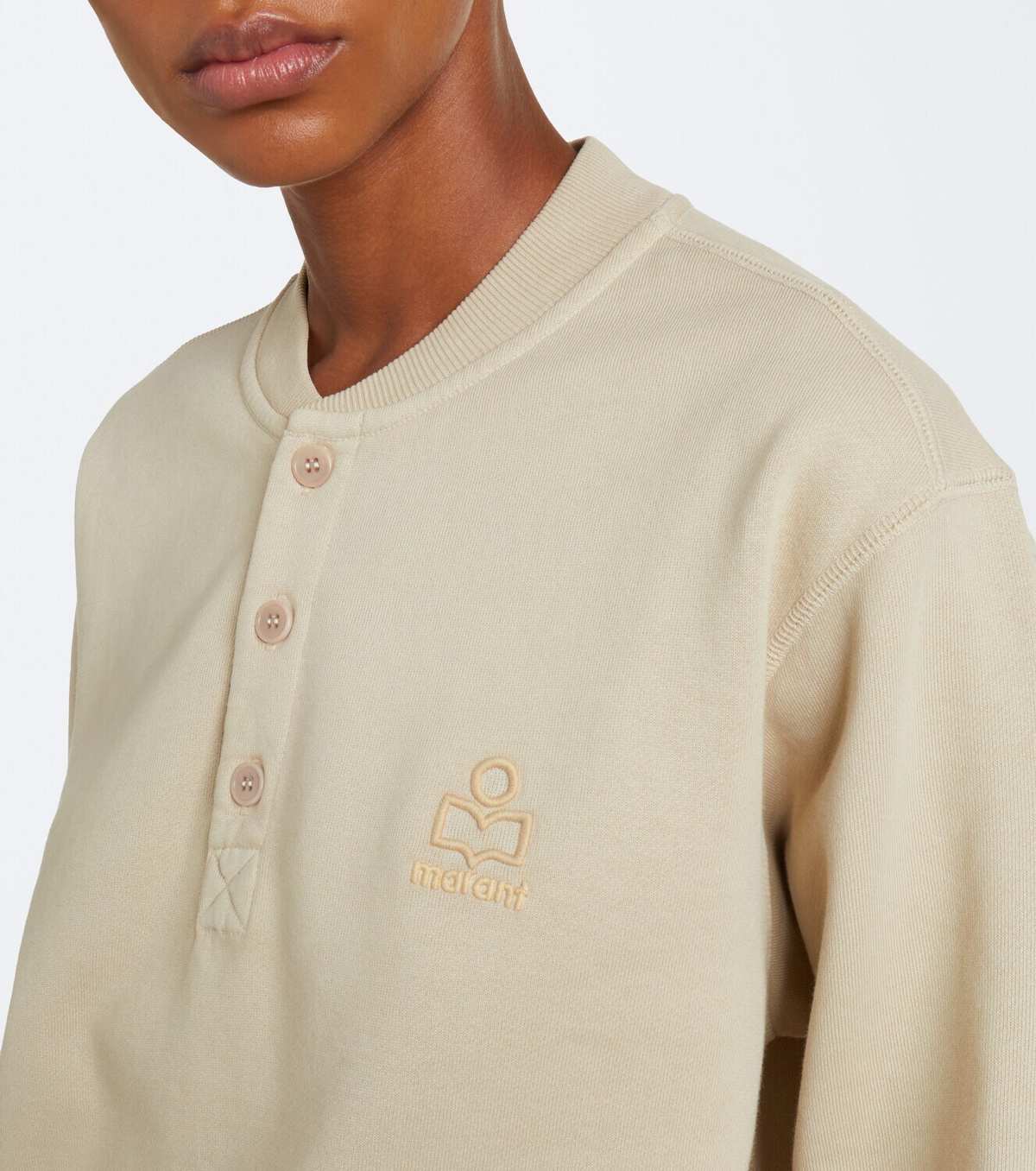 Marant Etoile Simony cotton-blend jersey sweatshirt