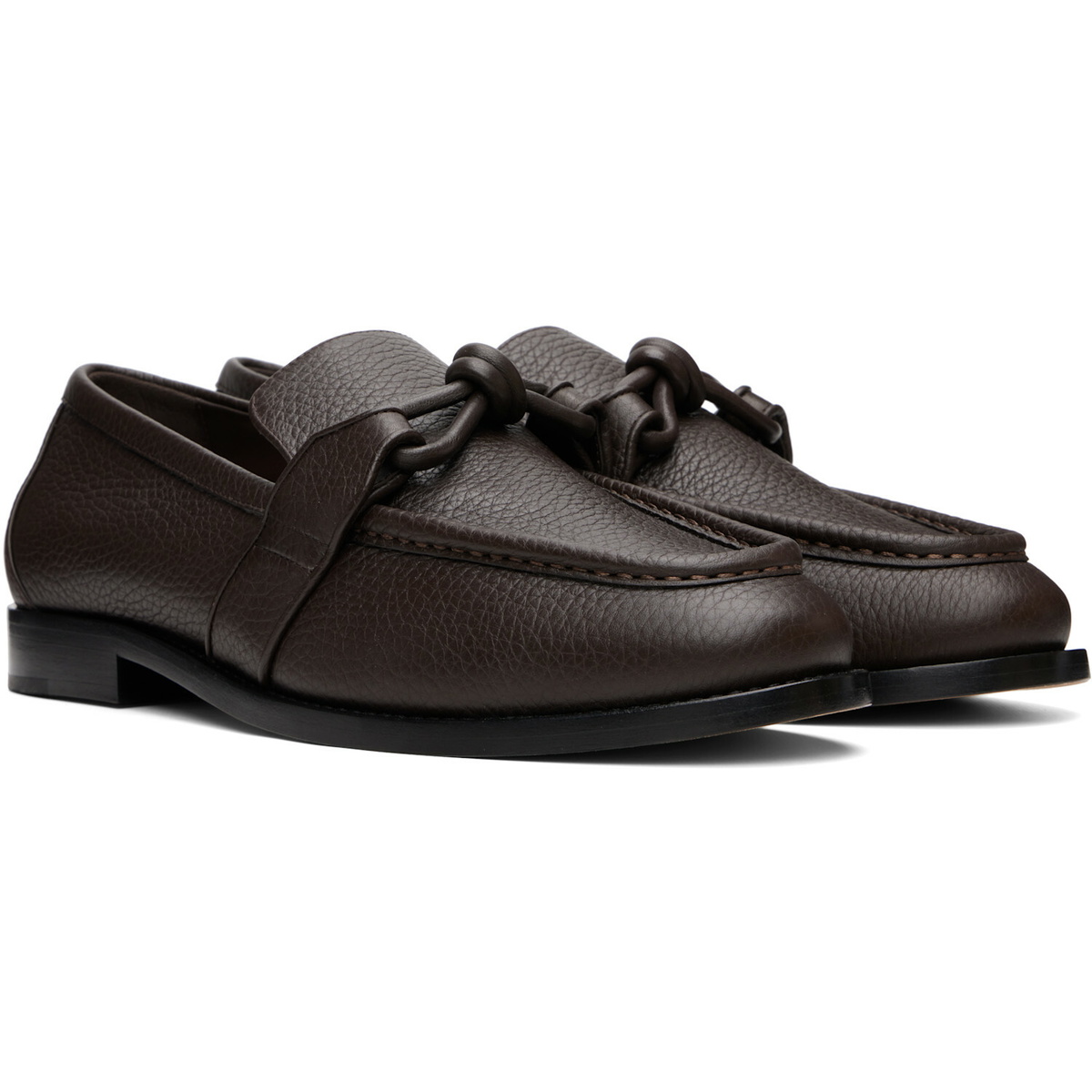 Bottega Veneta Brown Astaire Loafers