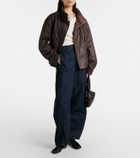Lemaire Leather blouson jacket