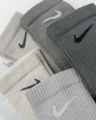 Nike Everyday Plus Cushioned Training Crew Socks (6 Pairs) Grey Socks