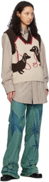 S.S.Daley Brown & Beige Harold Vest