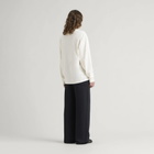 END. Worn Established LS T-shirt in Smoke White