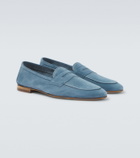 Frescobol Carioca Leme suede penny loafers