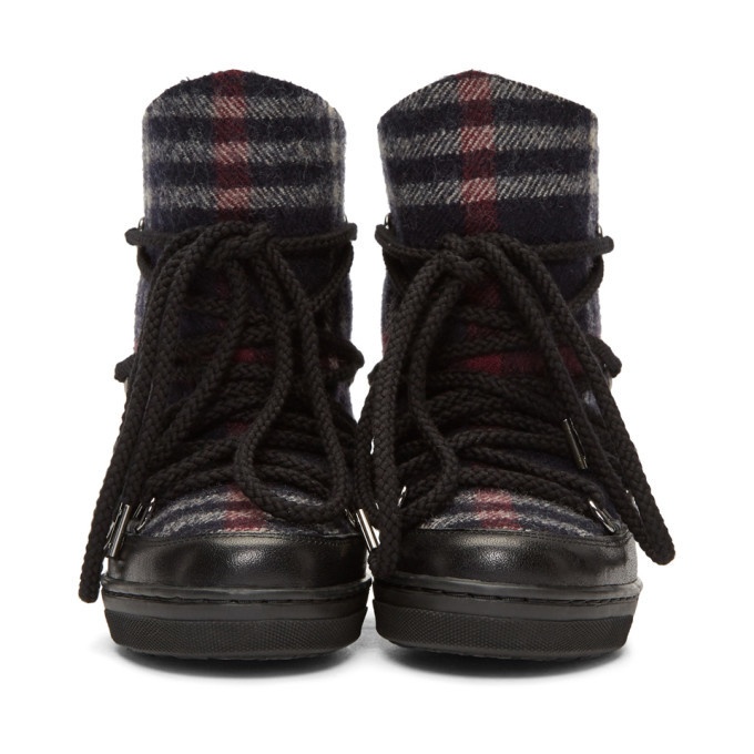 Isabel Marant Black and Navy Nowles Boots Isabel Marant