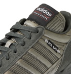 adidas Consortium - Craig Green Kontuur III Suede and Metallic Canvas Sneakers - Green