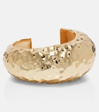 Self-Portrait Gold-plated cuff bracelet