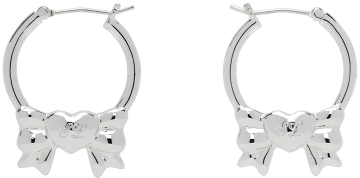 Photo: Sandy Liang Silver Present Earrings