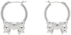 Sandy Liang Silver Present Earrings