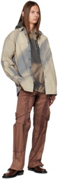 JiyongKim Gray Sun-Bleached Hoodie
