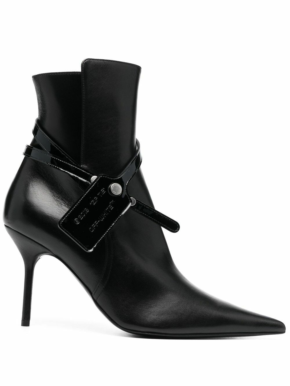 OFF-WHITE - Leather Ankle Boots Off-White