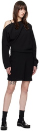WYNN HAMLYN Black Holly Minidress