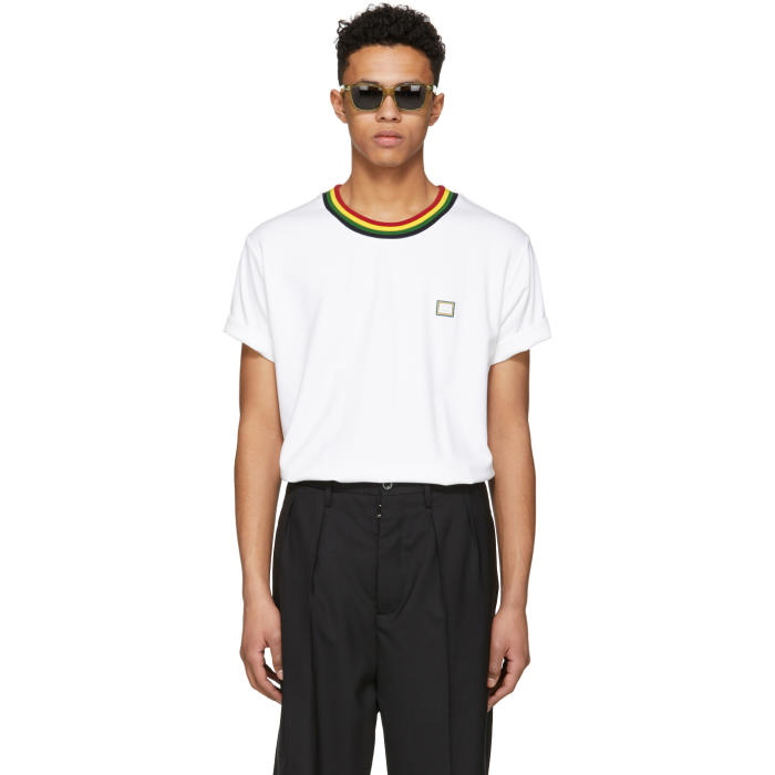 Photo: Acne Studios White Nast T Face T-Shirt 