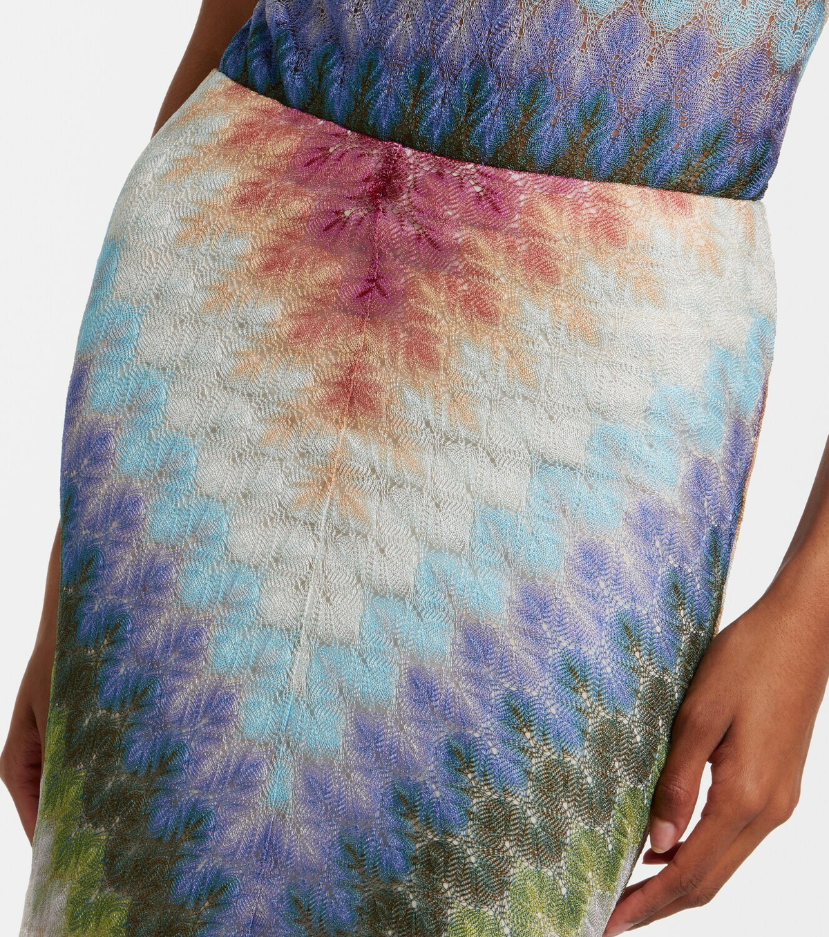 Missoni Knitted maxi skirt