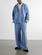 The Elder Statesman - Cotton-Jersey Zip-Up Hoodie - Blue