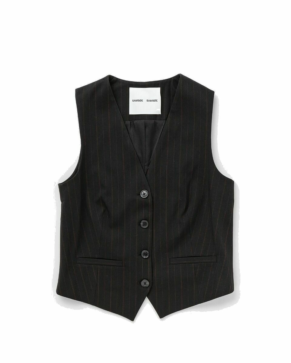 Photo: Samsøe & Samsøe Saramona Vest 15128 Black - Womens - Vests