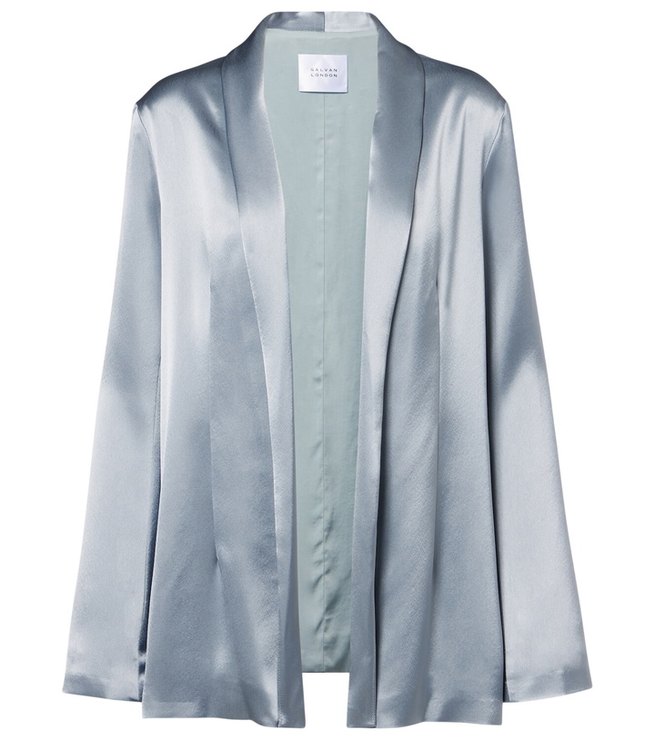 Photo: Galvan Julianne satin blazer