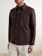 Altea - Constantin Cotton and Linen-Blend Overshirt - Brown