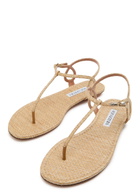 Aquazzura Almost Bare Woven Sandals Cream