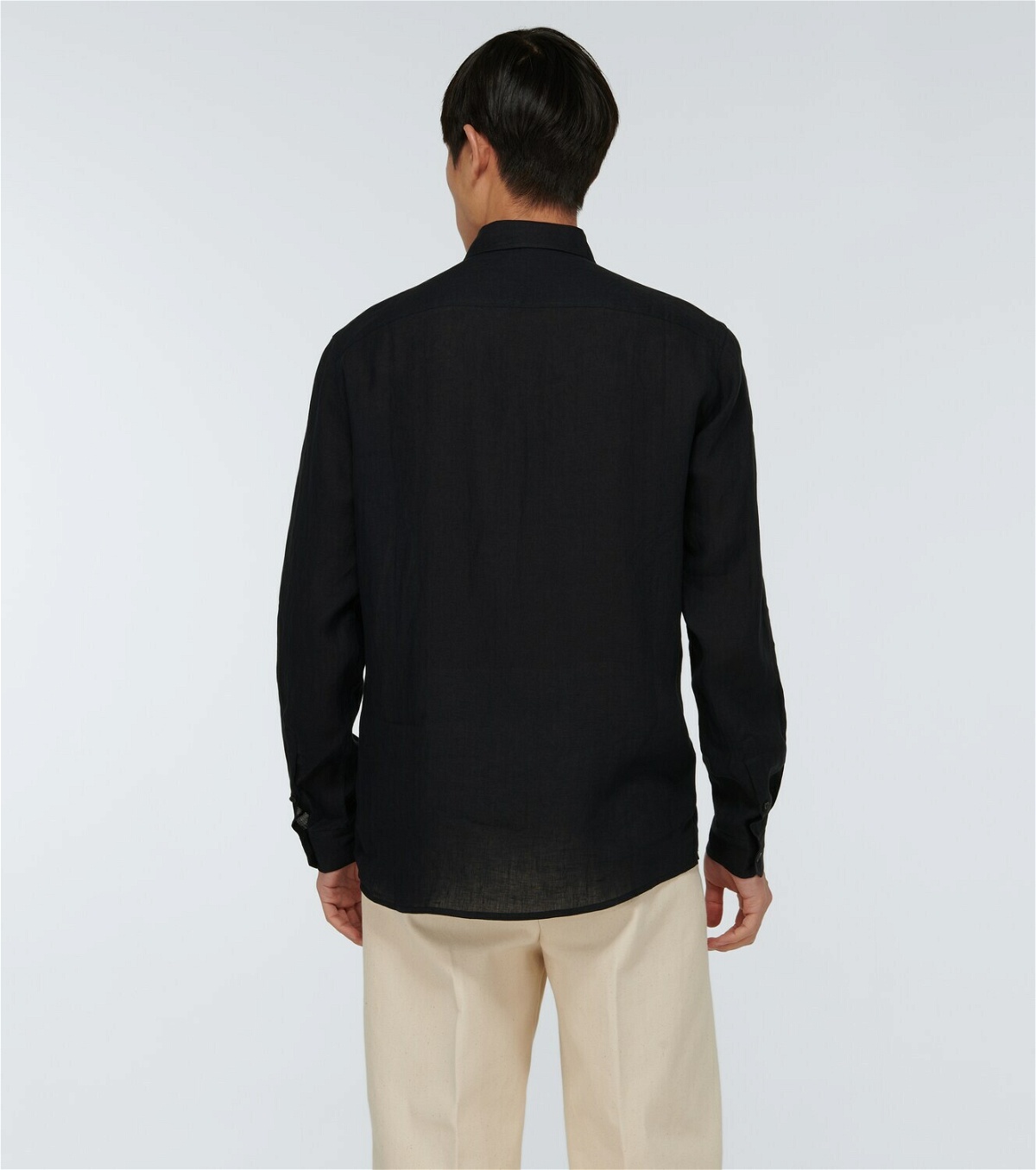 Commas Long-sleeved linen shirt