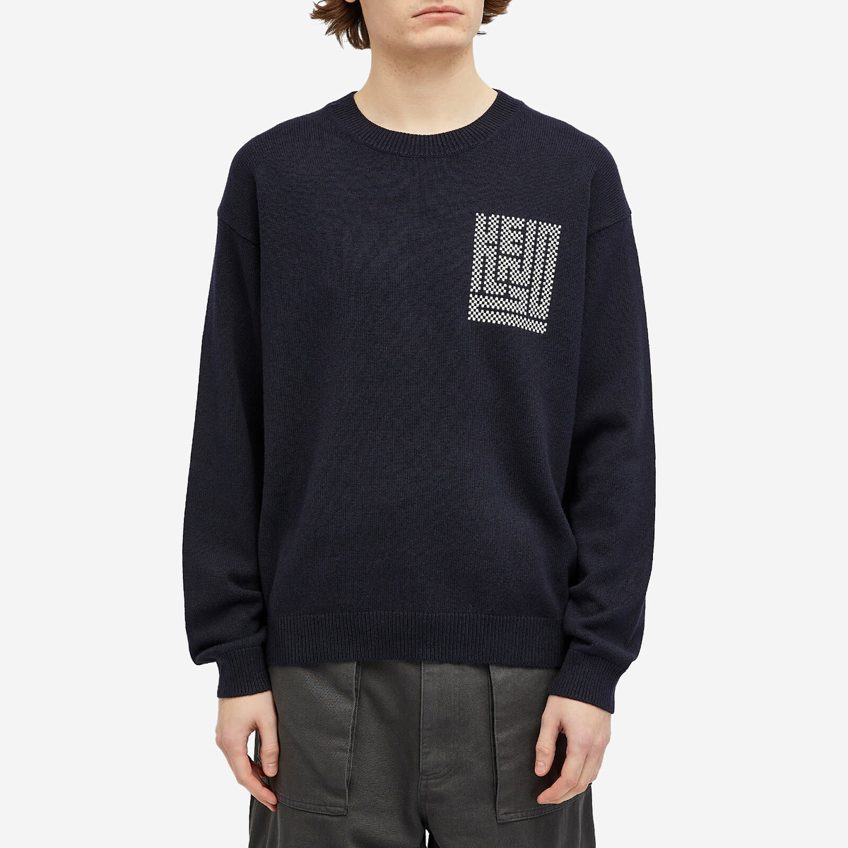 Kenzo Men's Kamon Jumper in Blue Black