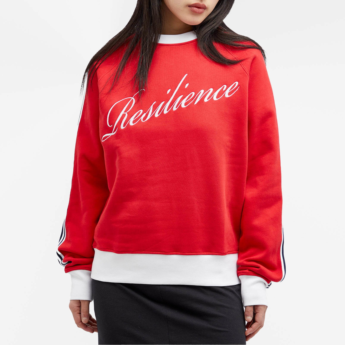 Wales Bonner Women's Resilience Crew Sweat in Red