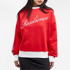Wales Bonner Women's Resilience Crew Sweat in Red