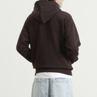 Drôle de Monsieur Men's Drole De Monsieur Classic Slogan Hoodie in Dark Brown