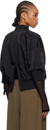 YOHJI YAMAMOTO Black R-SSBOMBER Jacket