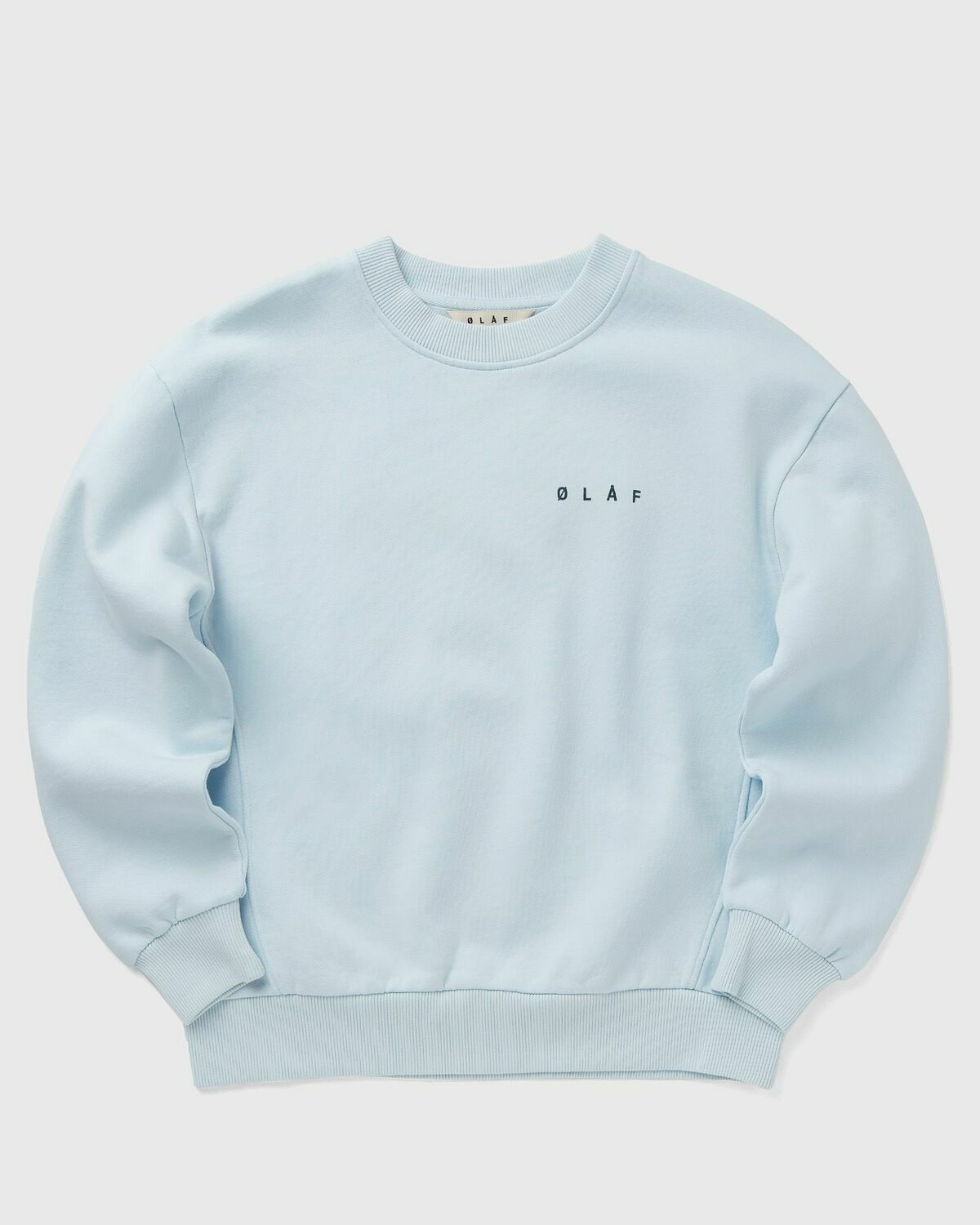 ØLÅF NOSTALGIA FACE CREWNECK Blue Womens Sweatshirt