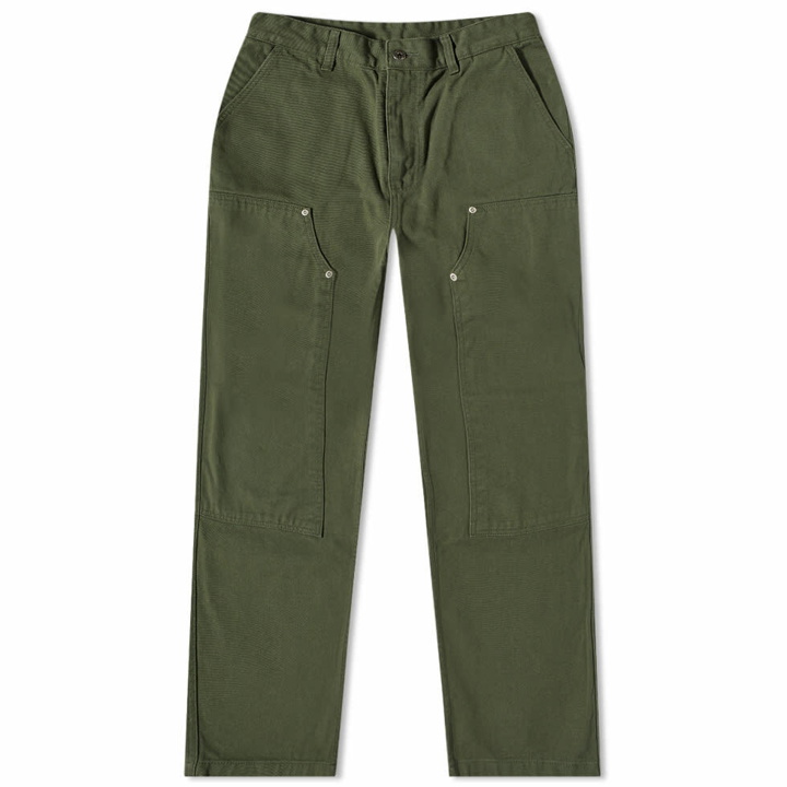 Photo: FrizmWORKS Men's 7S Cotton Double Knee Pant in Olive