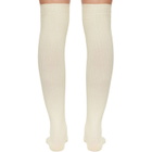 Baserange Off-White Overknee Socks